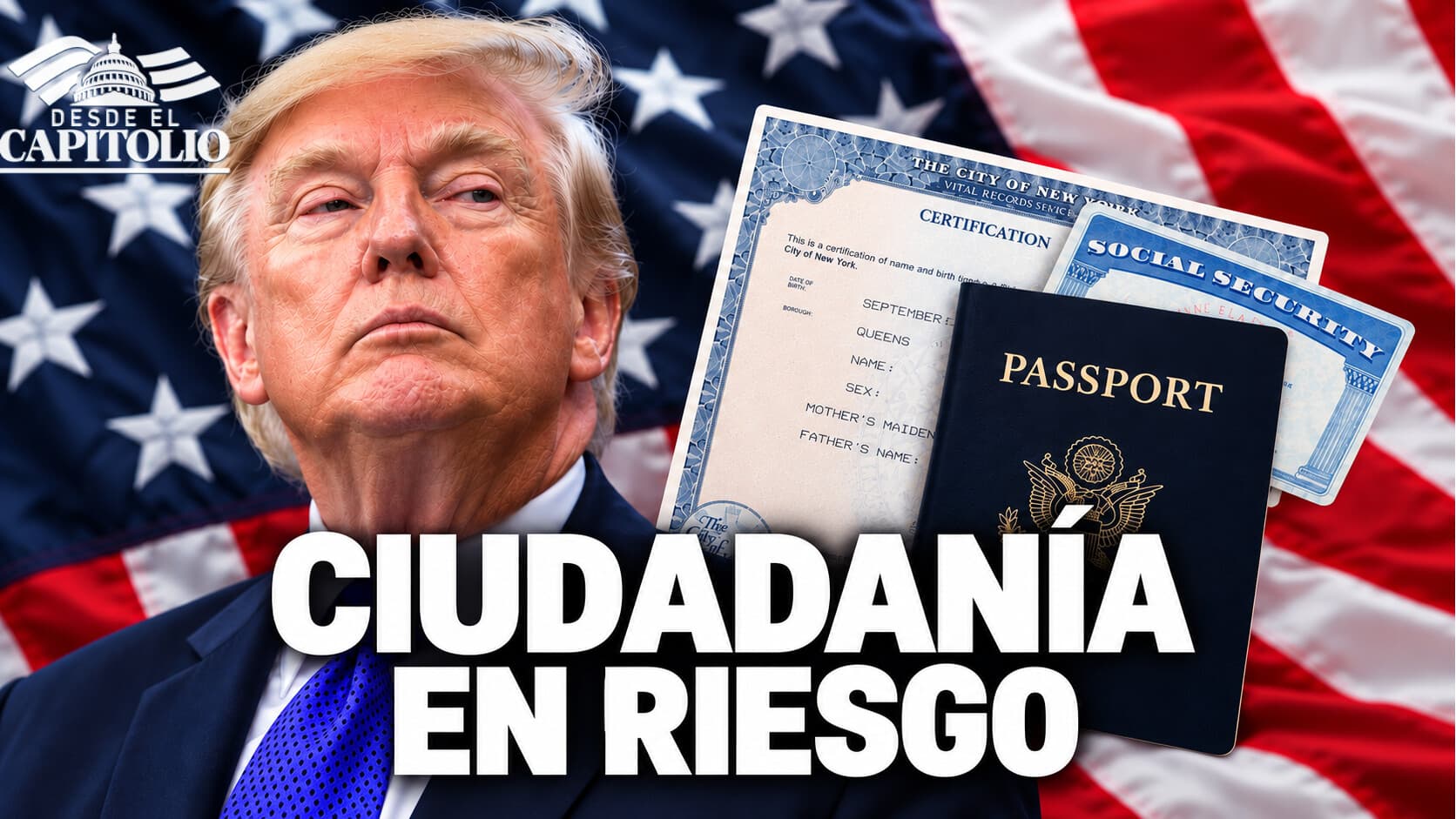 Trump impulsa un récord histórico: ¿Pueden quitarte la ciudadanía de EE.UU.?
