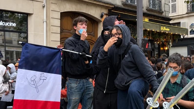 Continúan los bloqueos escolares en Francia y convocan a manifestantes a la Bastilla