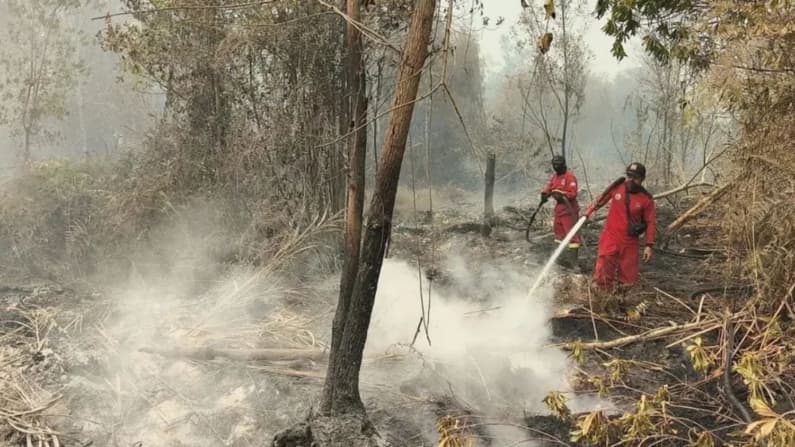 Incendios en Indonesia extienden una nube de humo tóxico sobre Singapur y Kuala Lumpur