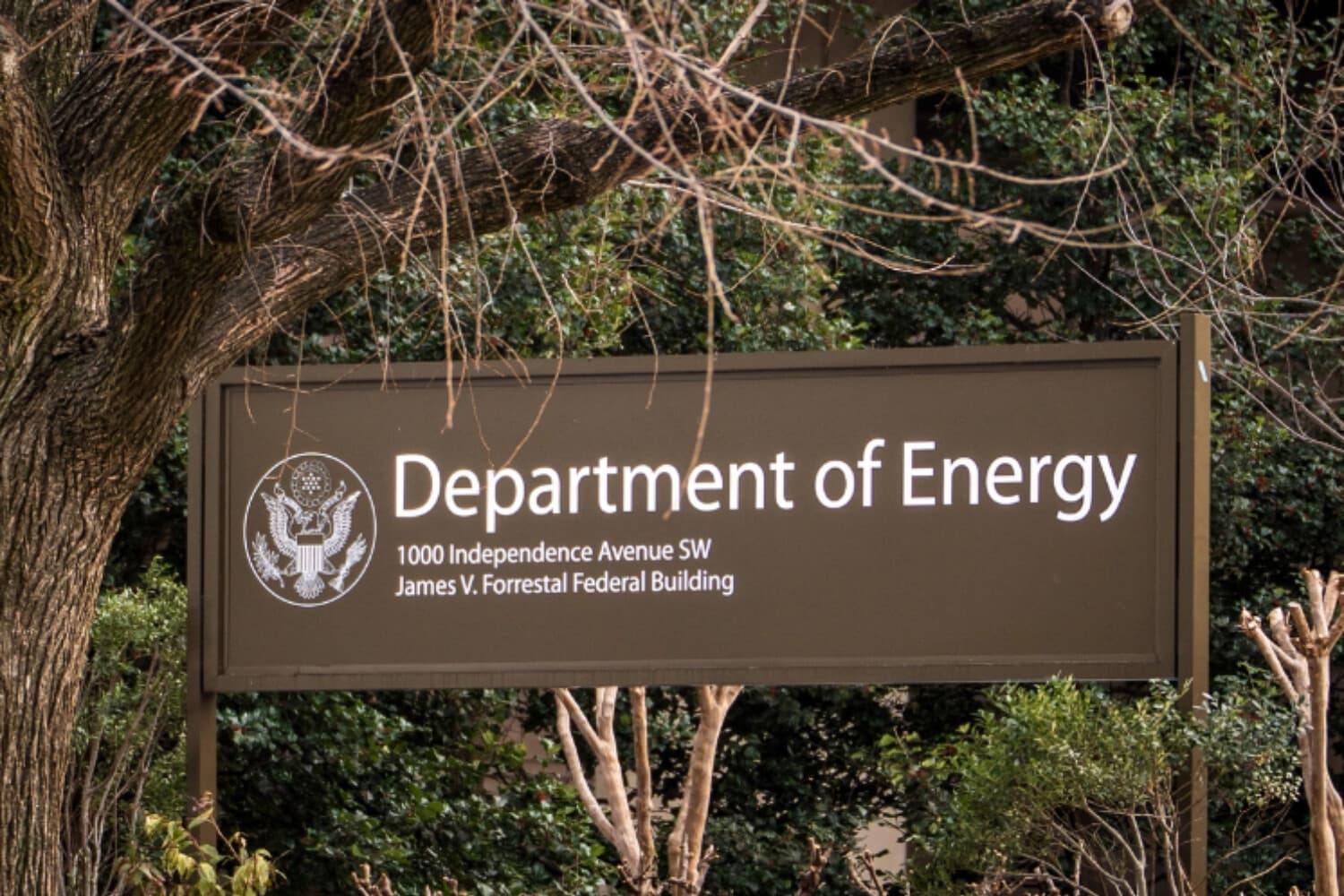 El Departamento de Energía en Washington, el 17 de febrero de 2026. (Madalina Kilroy/The Epoch Times).