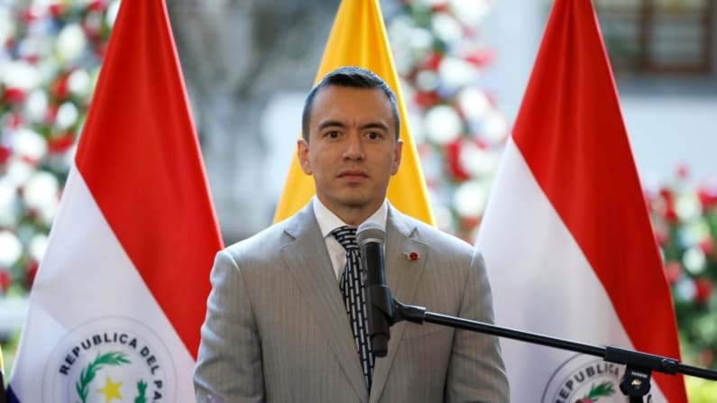 El presidente ecuatoriano Daniel Noboa anuncia nuevo toque de queda para noviembre