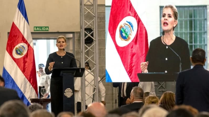 La presidenta de Costa Rica declara como organizaciones narcoterroristas a seis cárteles mexicanos