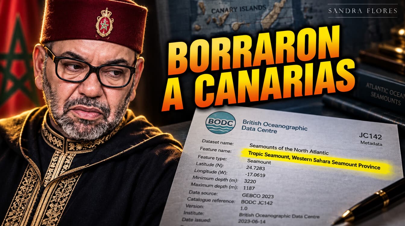 Imagen de Un barco británico registró en el Sáhara el monte Tropic de Canarias