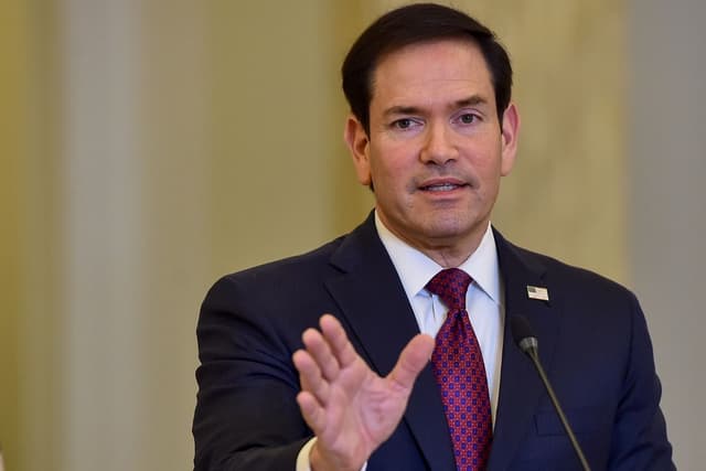 Secretario de Estado de EE. UU. Marco Rubio.(Milos Bicanski/Getty Images)