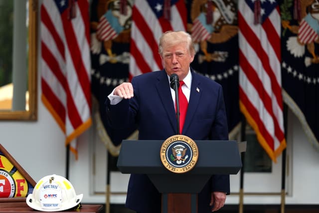 El presidente de EE. UU., Donald Trump, en la Casa Blanca. (EFE/EPA/TOM BRENNER / POOL)