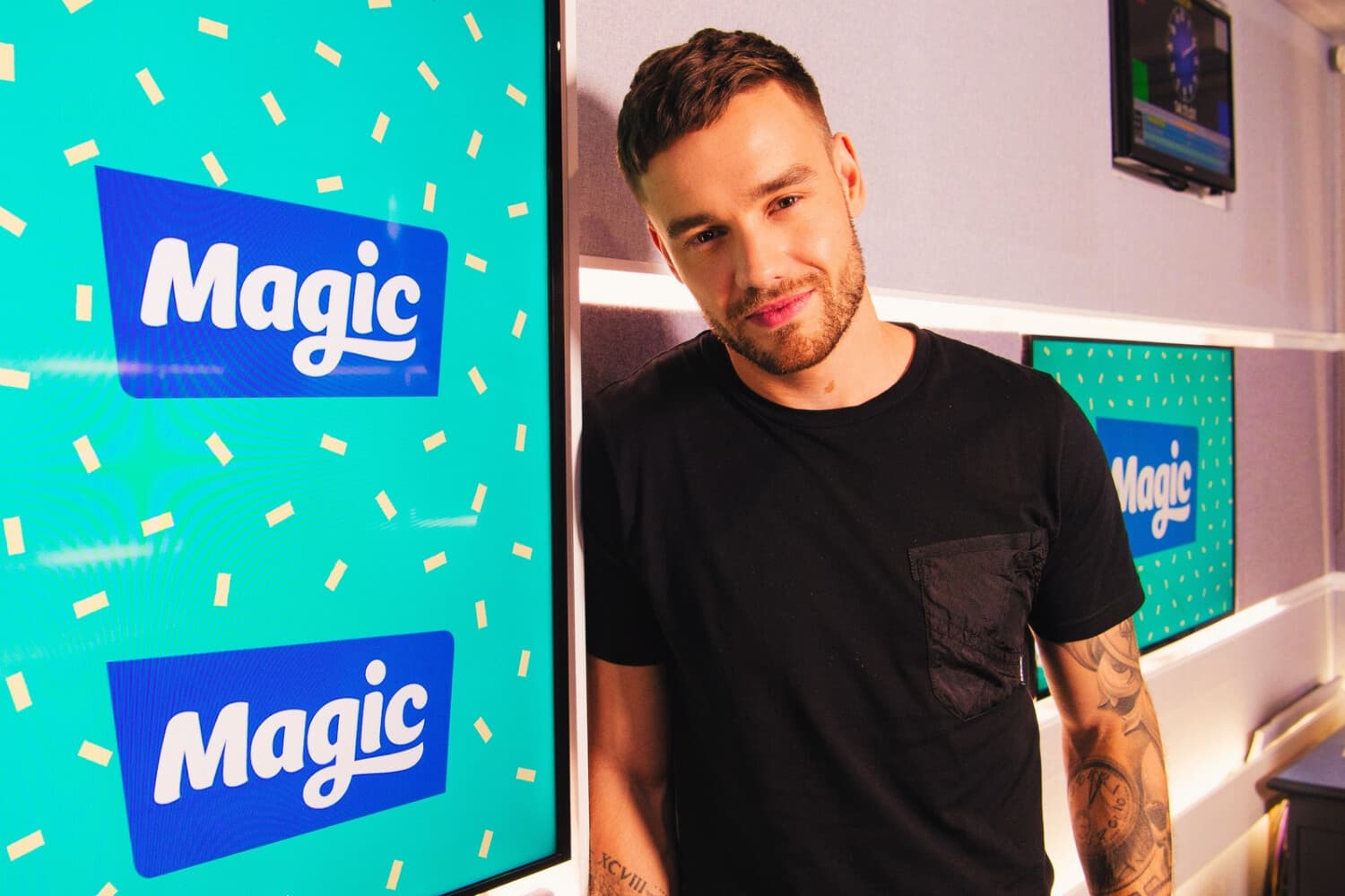 Liam Payne visita Magic Radio el 3 de septiembre de 2019 en Londres, Inglaterra. (Jeff Spicer/Getty Images para ABA)