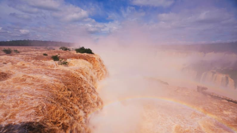 El Niño agrava las inundaciones en Sudamérica, donde habitantes huyen y animales nadan para sobrevivir