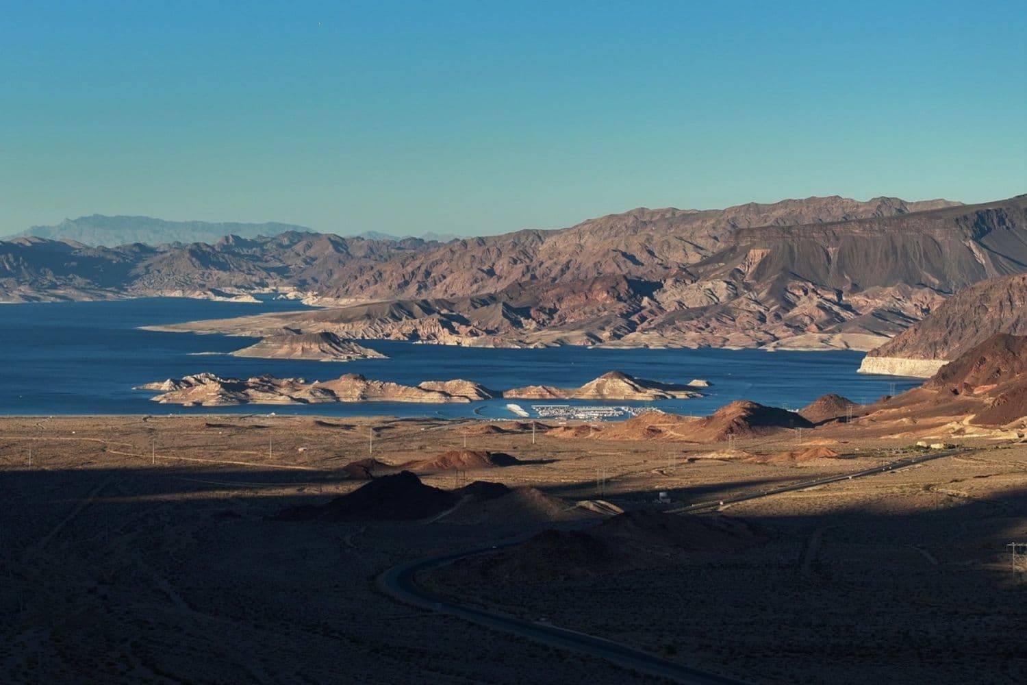 El lago Mead en Boulder City, Nevada, el 3 de septiembre de 2026. (John Locher/AP Photo)