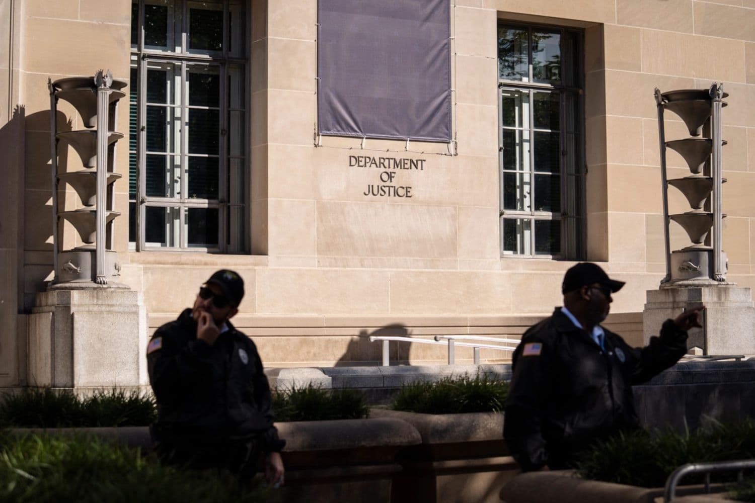 El Departamento de Justicia de EE. UU. en Washington, el 25 de septiembre de 2026. (Madalina Kilroy/The Epoch Times)