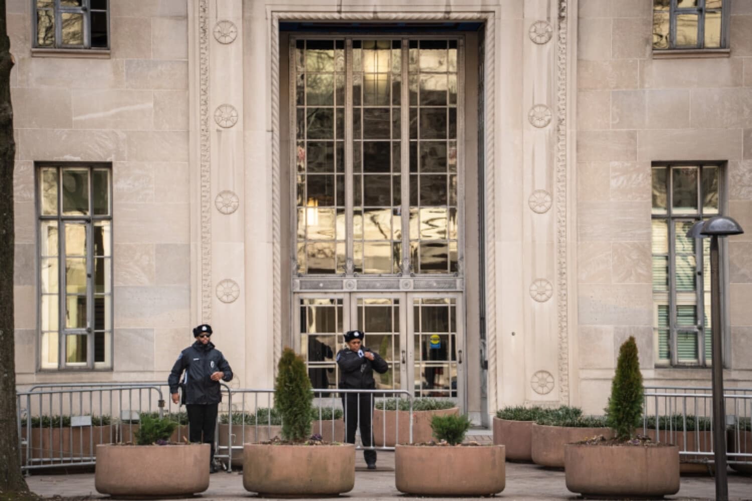 Departamento de Justicia en Washington, el 10 de marzo de 2025. (Madalina Vasiliu/The Epoch Times).