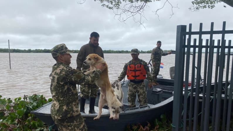 Unas 3000 familias sufren las consecuencias de las inundaciones provocadas por las lluvias en Paraguay