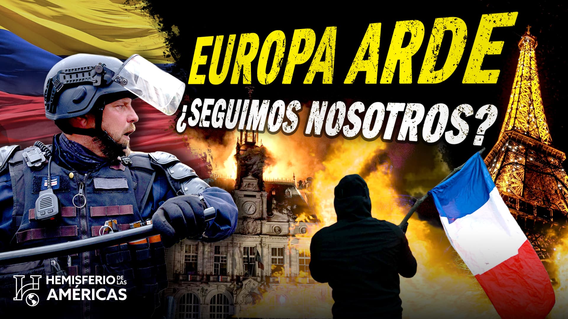 Francia arde y Colombia endurece las reglas de la protesta: ¿hasta dónde llega una manifestación?