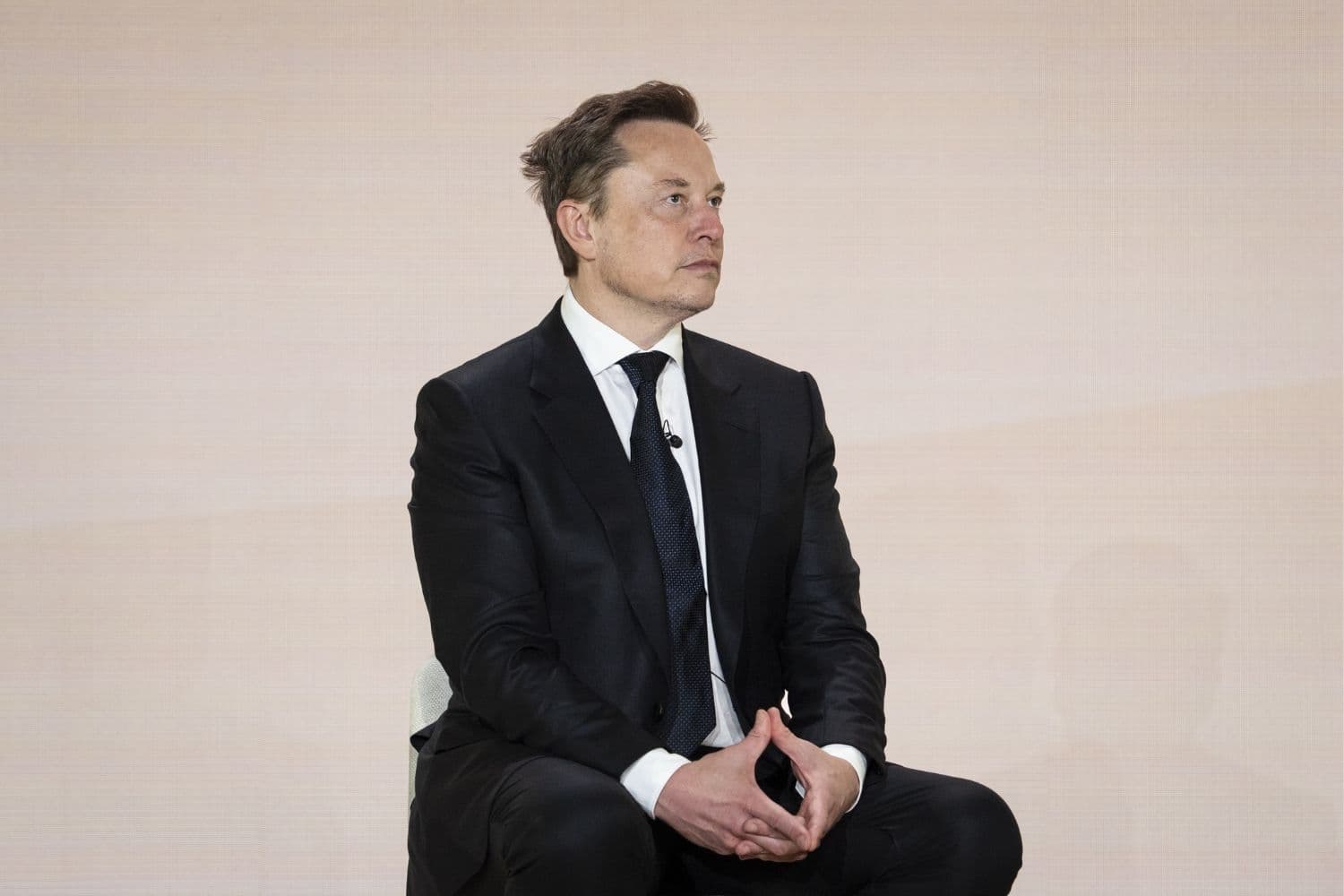 El director ejecutivo de SpaceX, Elon Musk, habla durante el evento de lanzamiento de America.gov en Washington el 29 de septiembre de 2026. (Madalina Kilroy/The Epoch Times)