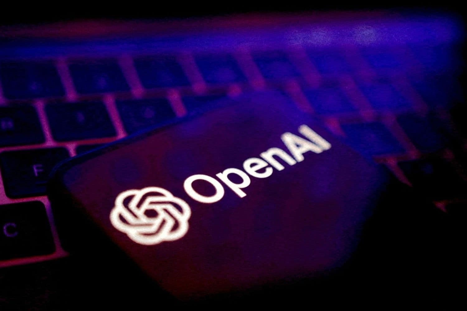 El logotipo de OpenAI el 20 de mayo de 2024. (Dado Ruvic/Ilustración/Reuters)