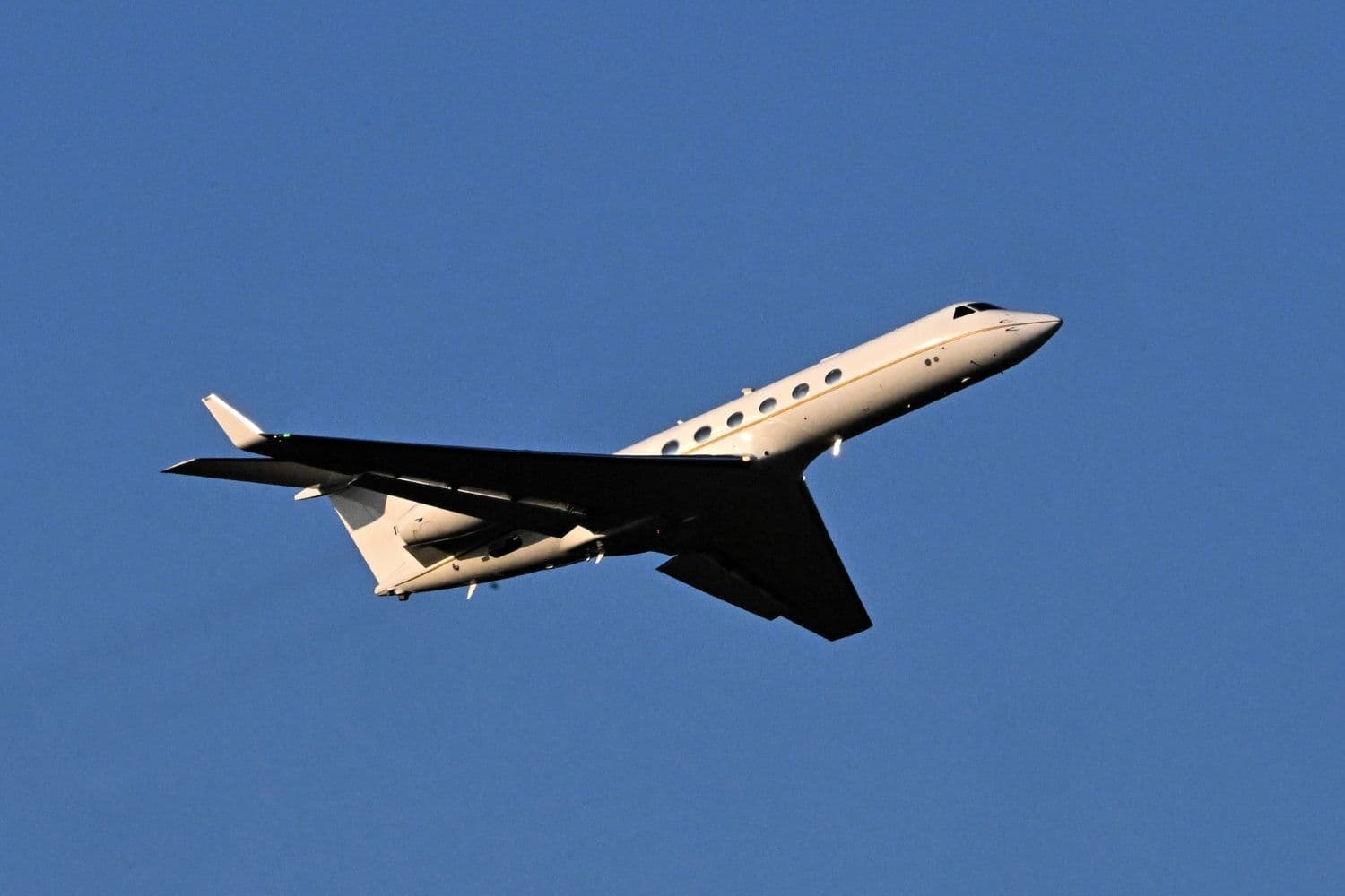 Según se informa, un avión de Bombardier que transportaba al enviado especial de EE. UU. despegó del Aeropuerto de Pulkovo en San Petersburgo el 21 de octubre de 2026. (Olga MALTSEVA / AFP vía Getty Images)