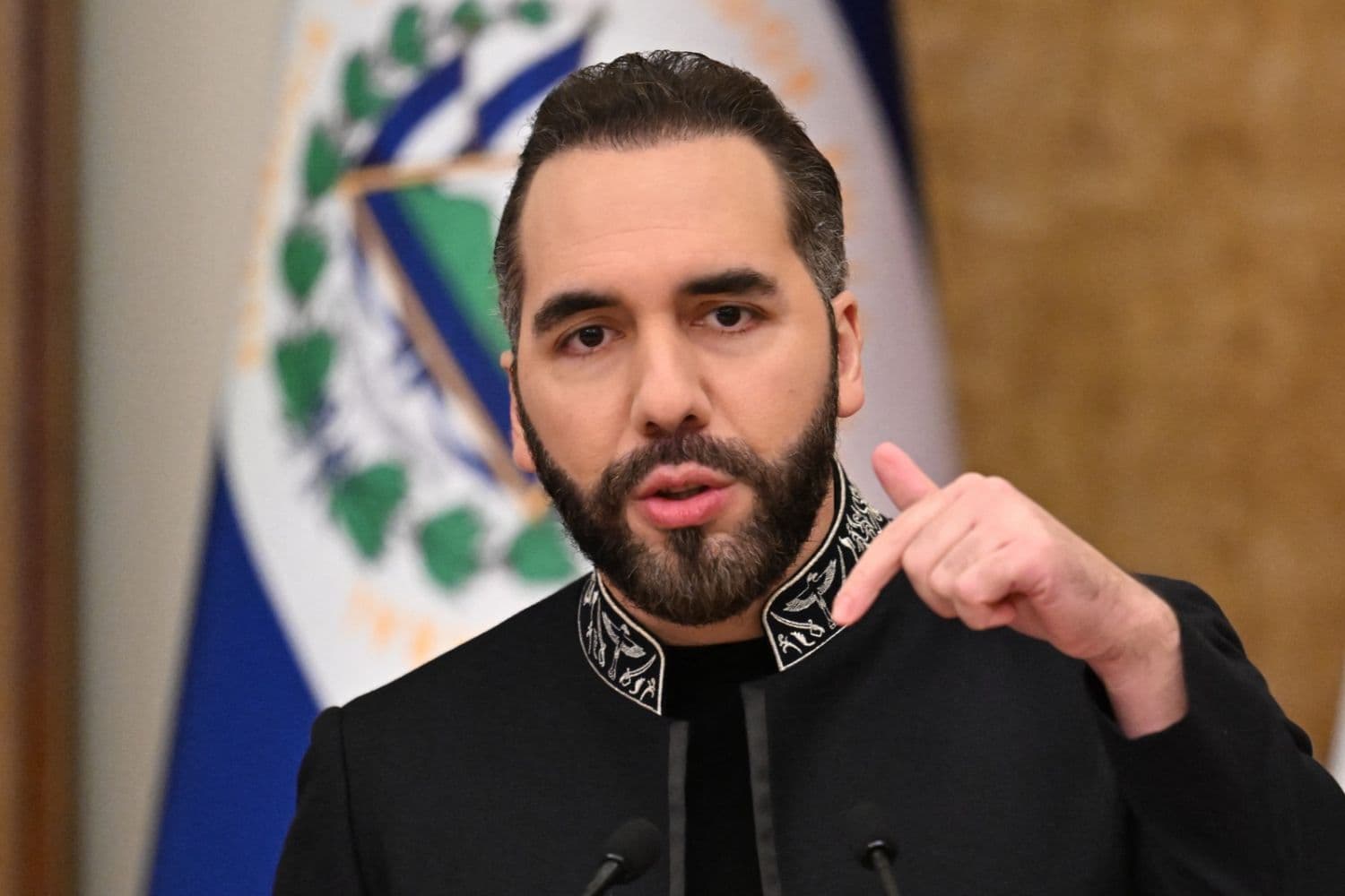 Presidente de El Salvador Nayib Bukele (MARVIN RECINOS / AFP via Getty Images)