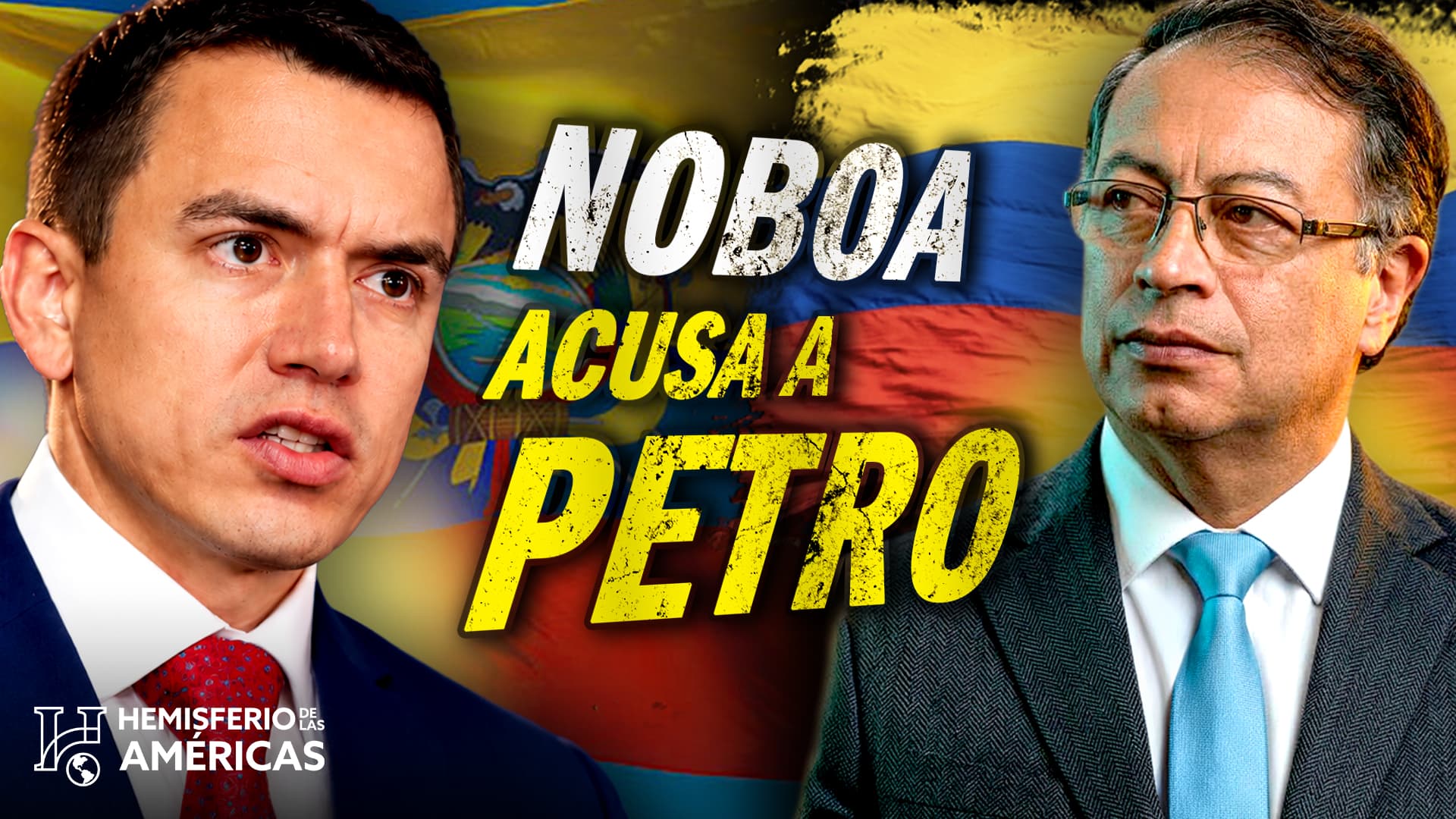 Presidente de Ecuador acusa a Petro: “Gustavo Petro hace parte de una estructura de narcotráfico”