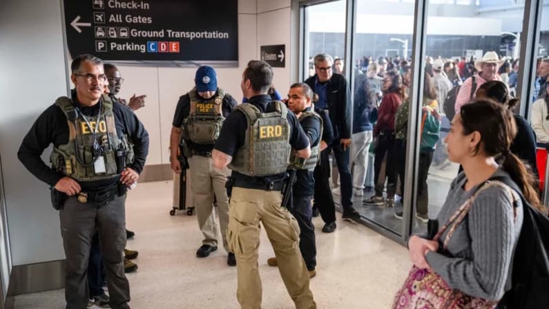 Operación del ICE en Texas: 4170 inmigrantes ilegales en 10 días