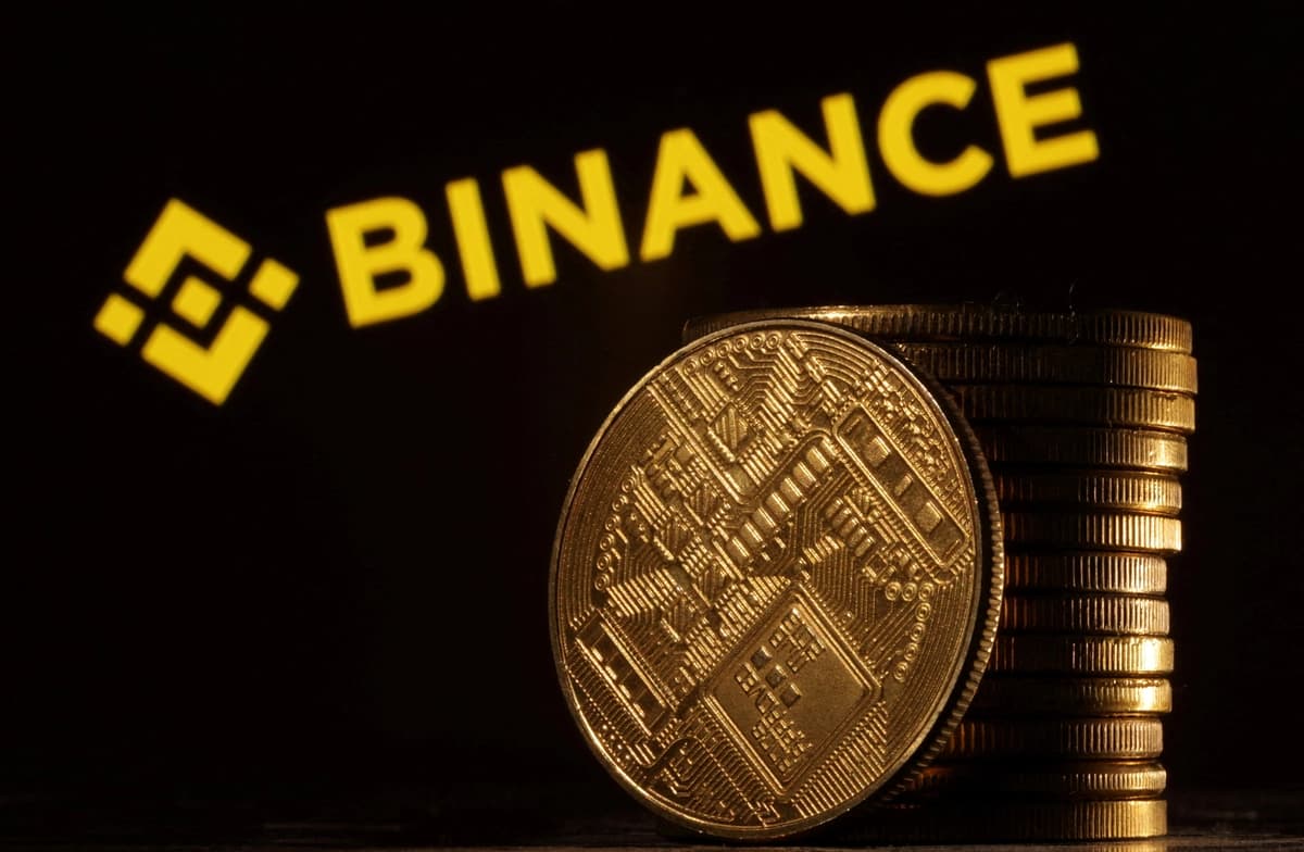 Logotipo de Binance en una ilustración tomada el 31 de marzo de 2023. (Dado Ruvic/Reuters/Ilustración).